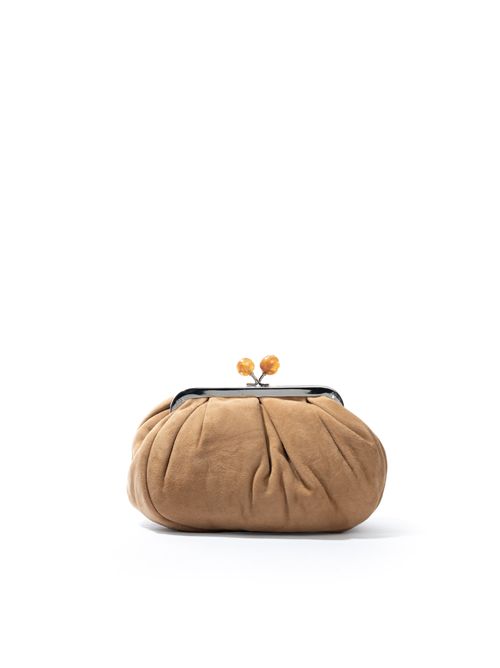 Borsa Pasticcino Small Valois in suede Marrone WEEKEND MAX MARA | 2525516164600002